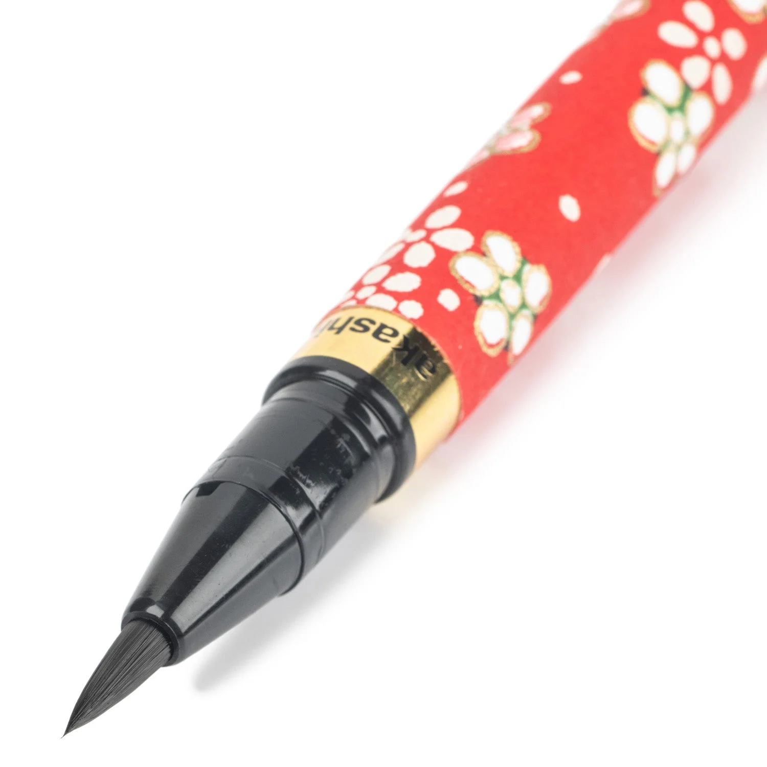 Red Koto Japanese Calligraphy Brush Pen - Image 4
