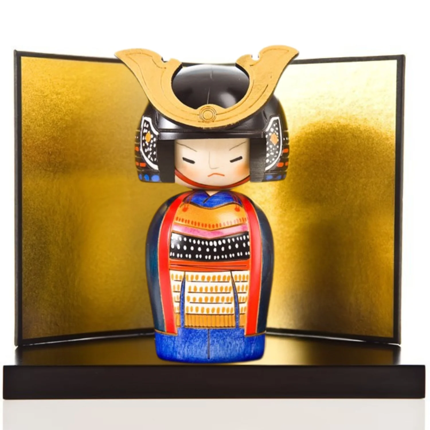 Samurai General Japanese Kokeshi Doll - Image 3