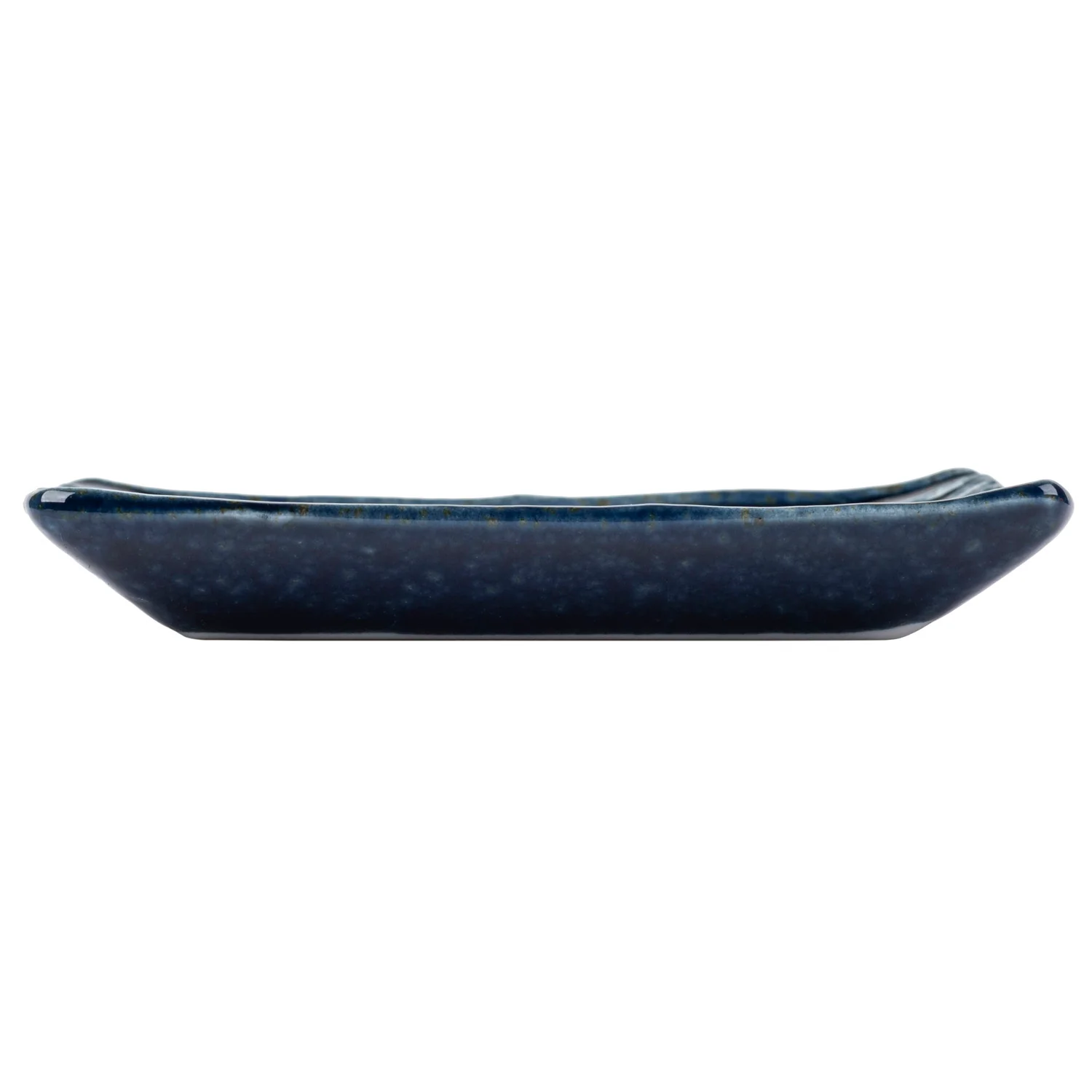 Shinogi Blue Ribbed Japanese Ceramic Dish - Image 4