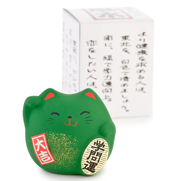 Small Feng Shui Study Lucky Cat - Image 3