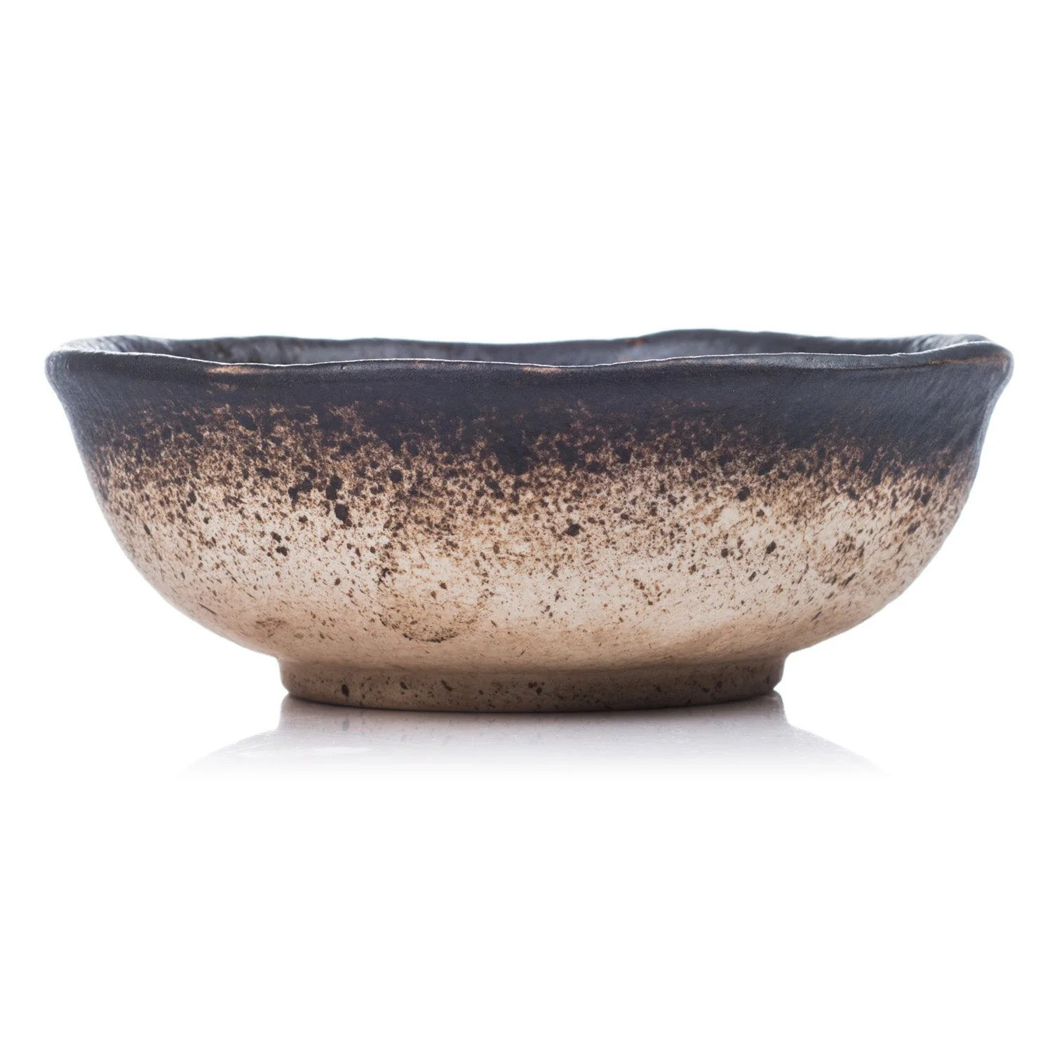 Small Turquoise Crackleglaze Japanese Bowl - Image 3