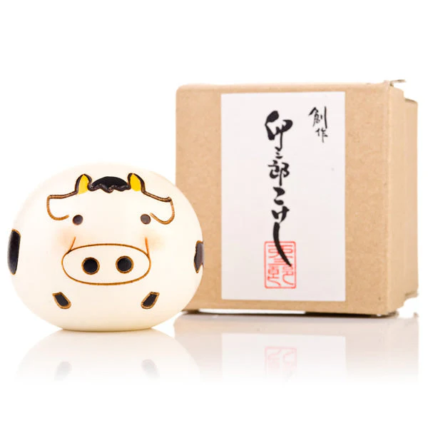 Small Year of the Cow Birthday Kokeshi Doll - Image 3