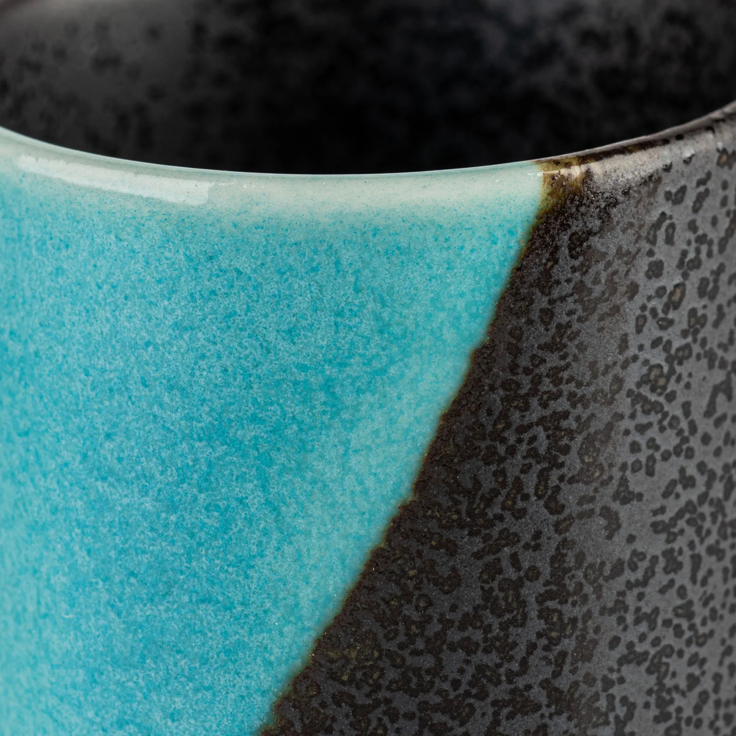 Sora Blue and Grey Japanese Sake Cup - Image 3