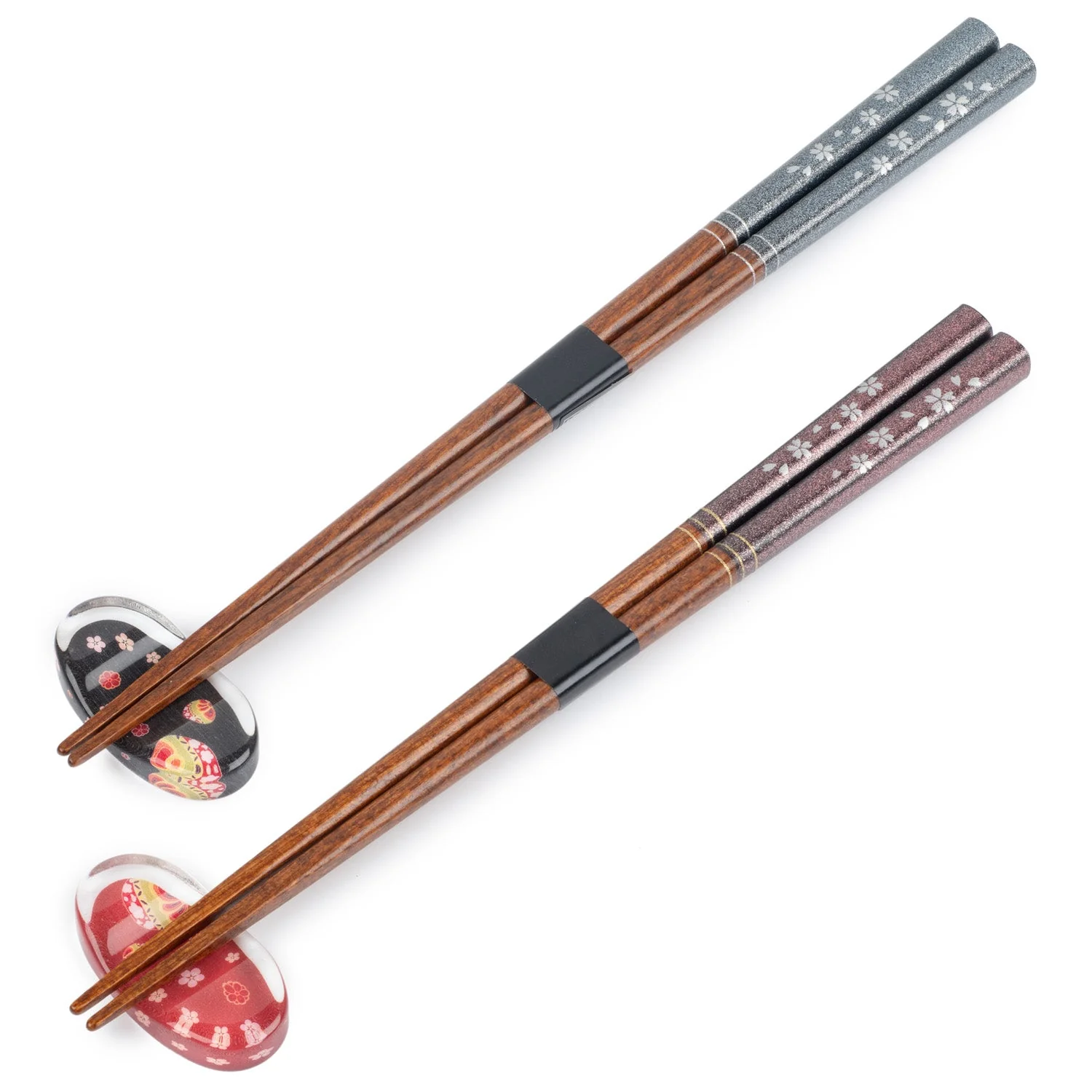 Sparkling Cherry Blossom Japanese Chopstick Gift Set - Image 3