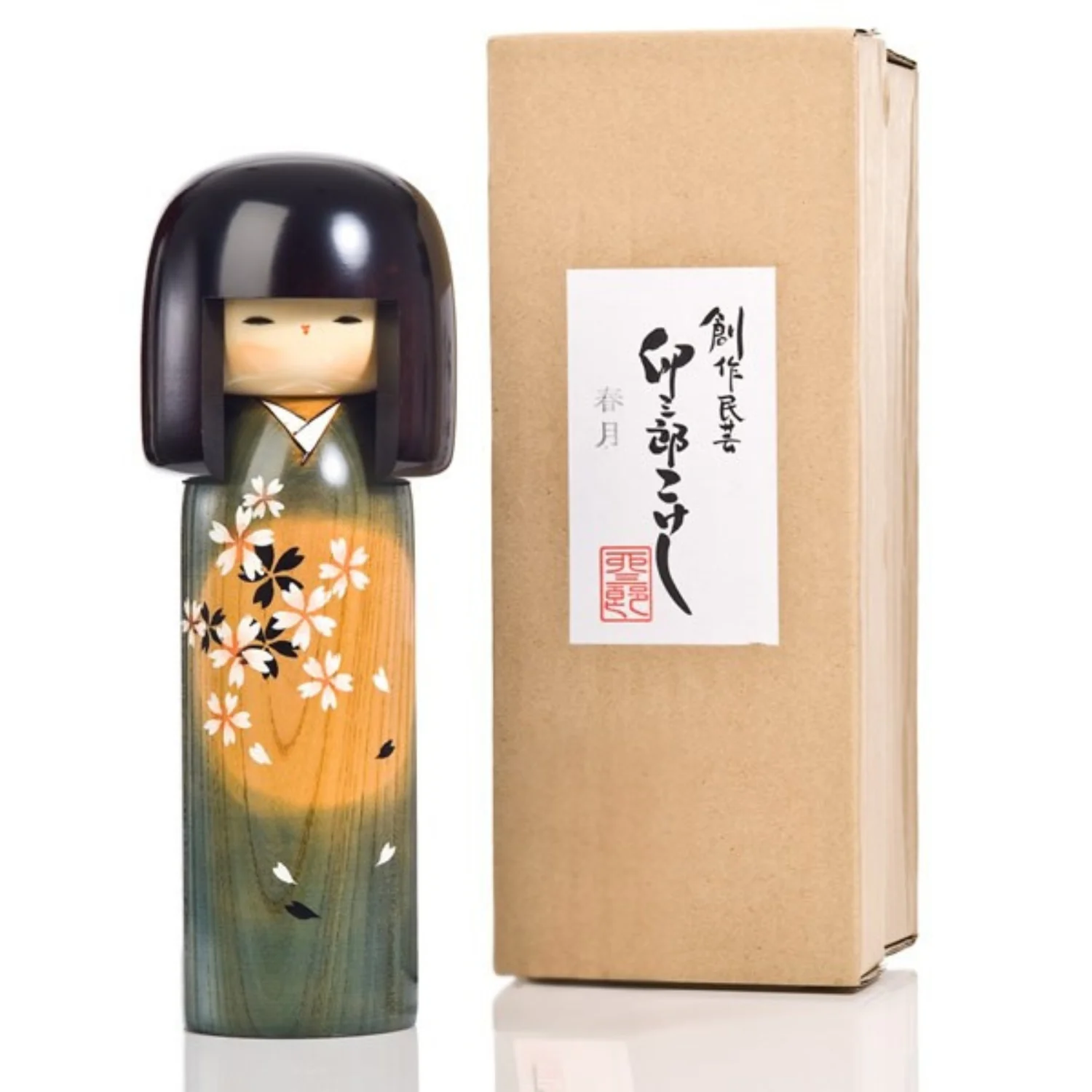 Spring Moon Extra Large Kokeshi Doll - Image 3