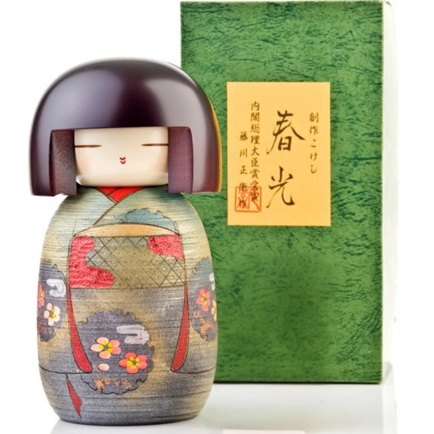 Sweet Lady Japanese Wooden Kokeshi Doll - Image 3