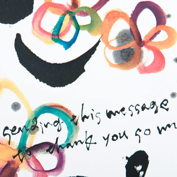 Thank You So Much Black Frame A5 Japanese Print - Image 4