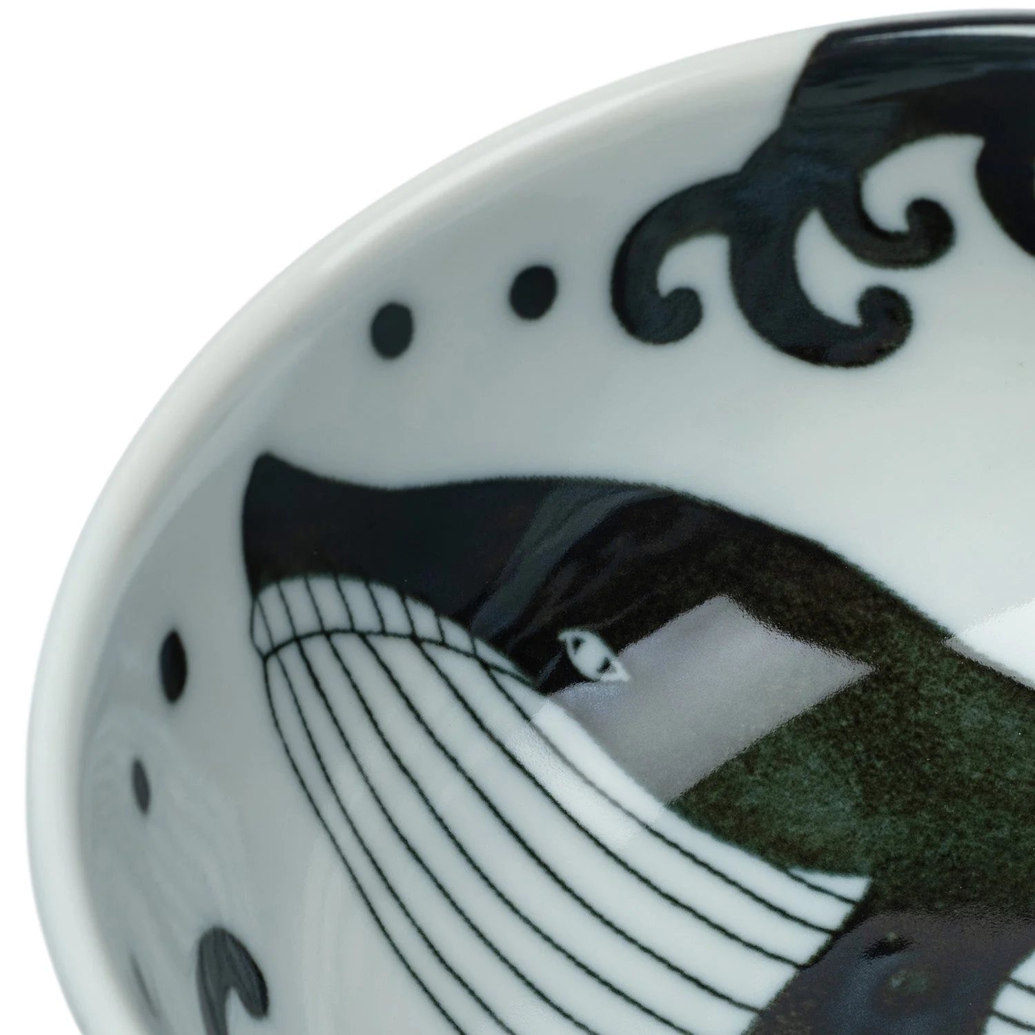 Whale Indigo Blue Small Japanese Bowl - Image 6