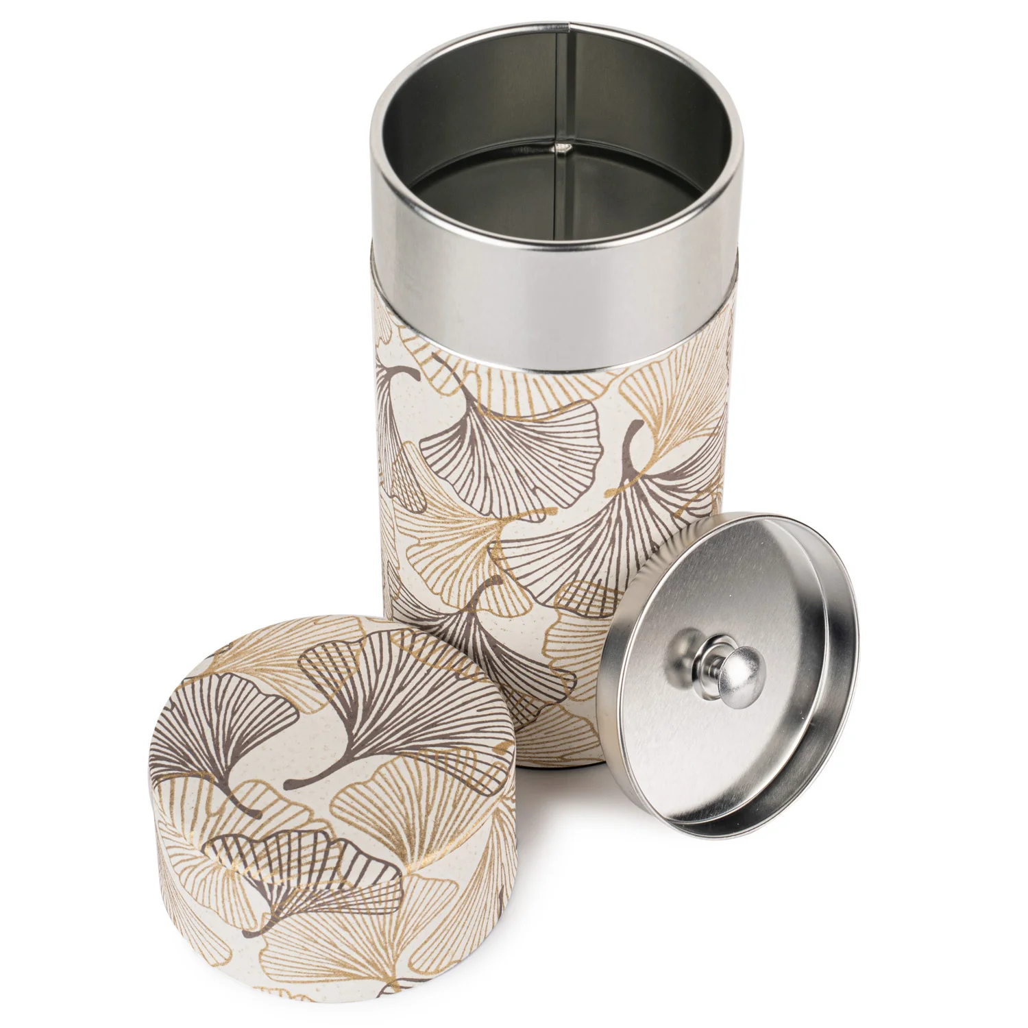 White Ginkgo Premium Japanese Tea Caddy - Image 3